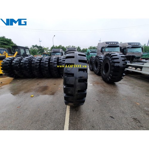 Lốp 23.5-25 L-5 bán đặc, siêu tải, siêu bền 